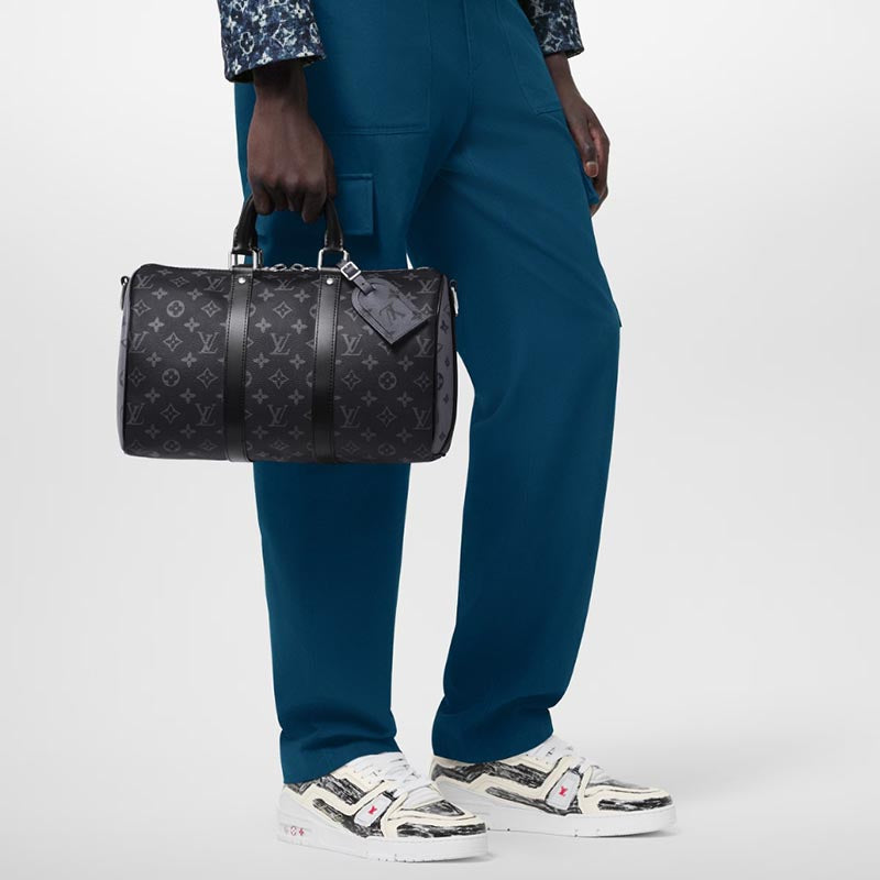 LOUIS VUITTON   春夏の新作スタイル  キーポル･バンドリエール 35 Ref: M46655-LOUIS VUITTON 