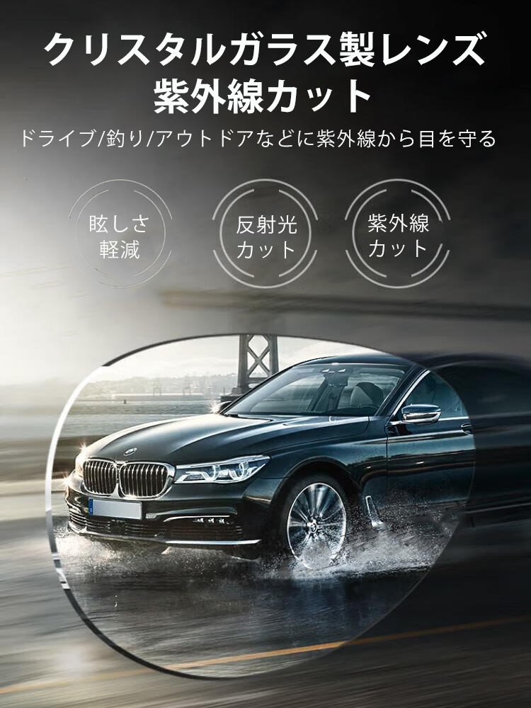 リムレスサングラス