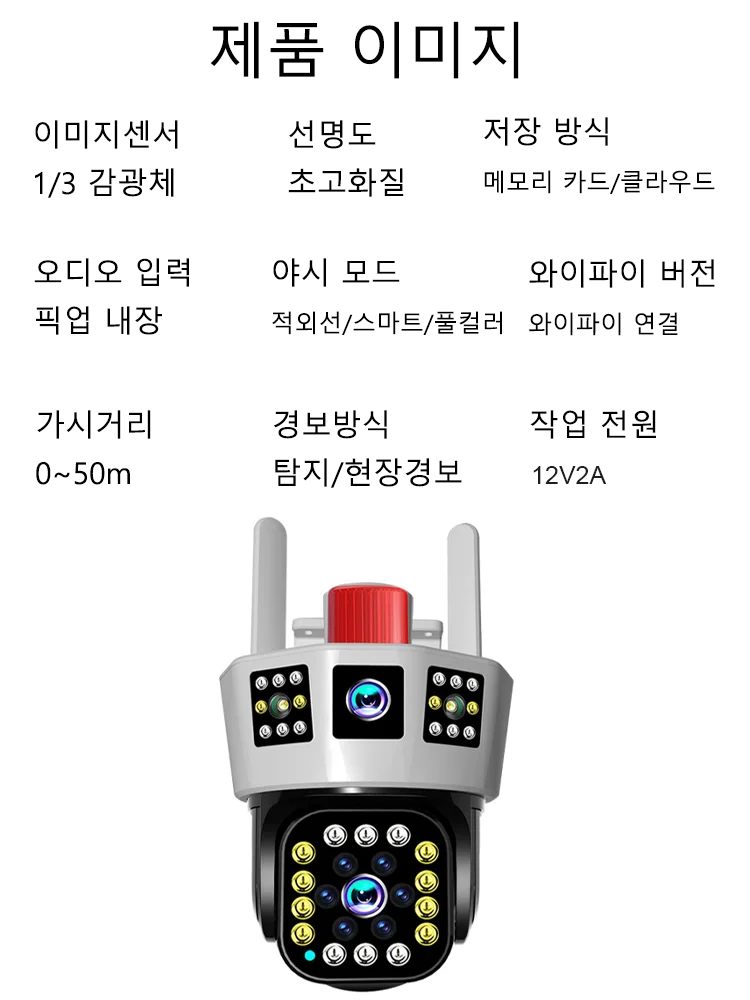 태양열 감시 카메라