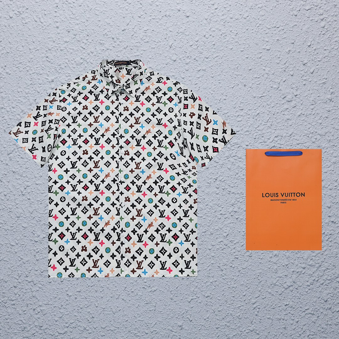 【Louis Vuitton 公式旗艦店】（ルイヴィトン） 半袖シャツ  ご好評に付き再入荷！