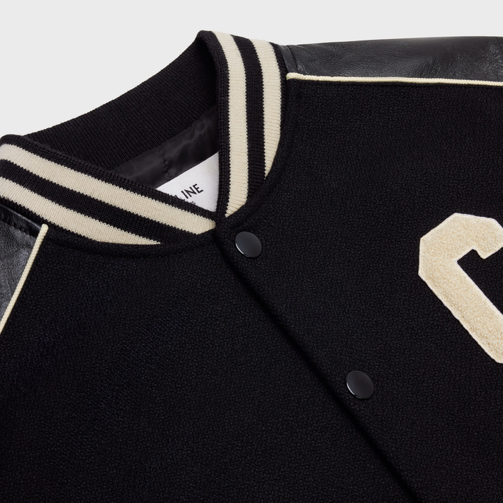 オーバーサイズ テディジャケット / ウール - ブラック - 新作 - 3 | CELINE