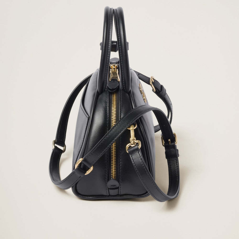 レザー トップハンドルバッグ