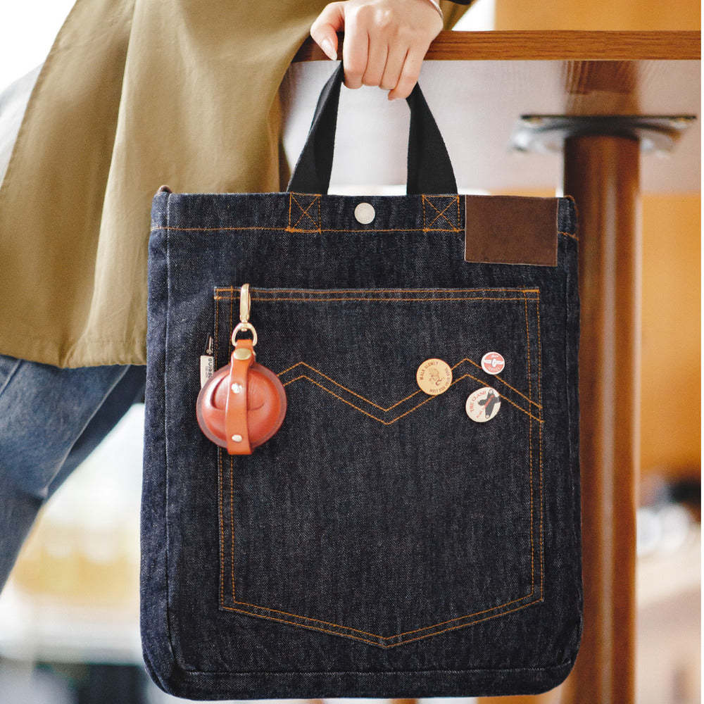 馬登女裝 牛仔斜挎單肩托特包手提大容量小眾設計平板包通勤包