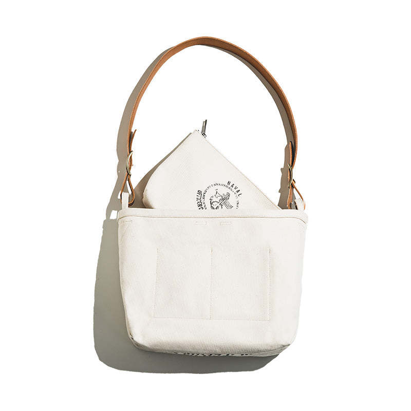 馬登女裝 美式子母做舊印花工具單肩包阿美哢嘰簡約斜挎包