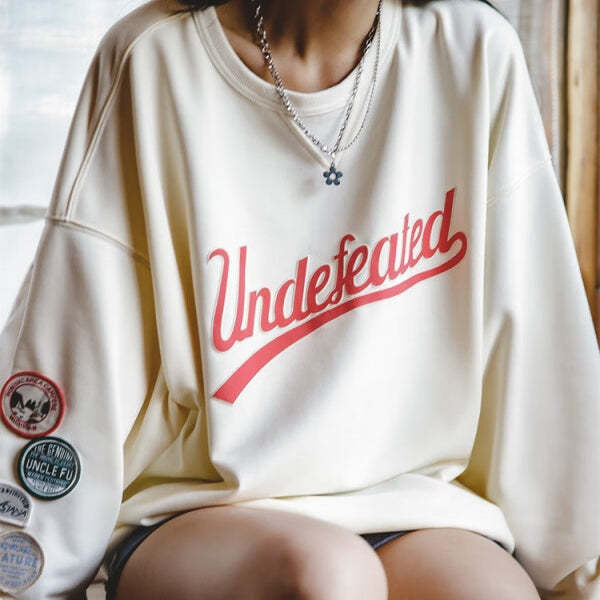 馬登女裝 美式休閒套頭衛衣女撞色拼接插肩袖學院風長袖上衣外套秋