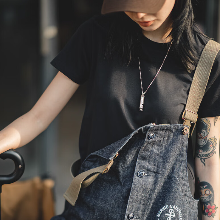 馬登女裝 基礎鹽系短袖打底衫黑白T純棉色半袖顯瘦無感內搭正肩T恤