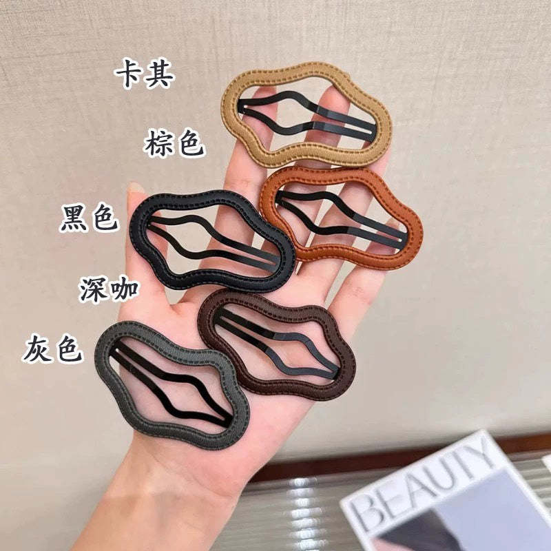 雲朵髮夾女新款高端後腦勺碎髮夾bb夾側邊夾劉海夾頭飾髮卡子