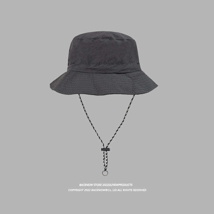 速幹漁夫帽女可收納戶外薄款夏季薄款遮陽帽盆帽登山帽