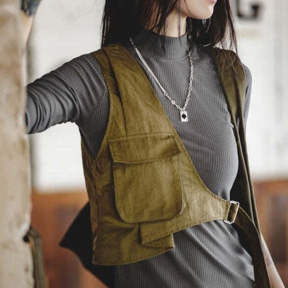 馬登女裝 美式休閒半高領純色打底衫內搭女修身長袖T恤