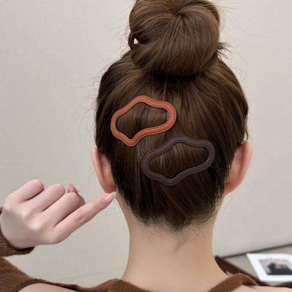 雲朵髮夾女新款高端後腦勺碎髮夾bb夾側邊夾劉海夾頭飾髮卡子