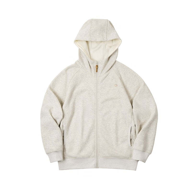 馬登女裝 美式休閒搖粒絨連帽衛衣男女同款秋冬加絨短款開衫外套上衣