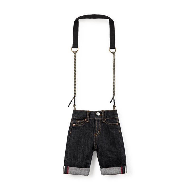 馬登女裝 Mini牛仔包設計感斜挎包休閒純色手機包時尚單肩手提包夏季女