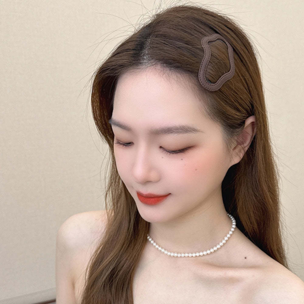 雲朵髮夾女新款高端後腦勺碎髮夾bb夾側邊夾劉海夾頭飾髮卡子
