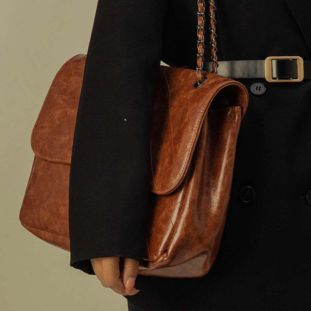 大容量通勤包新款時尚單肩腋下托特包