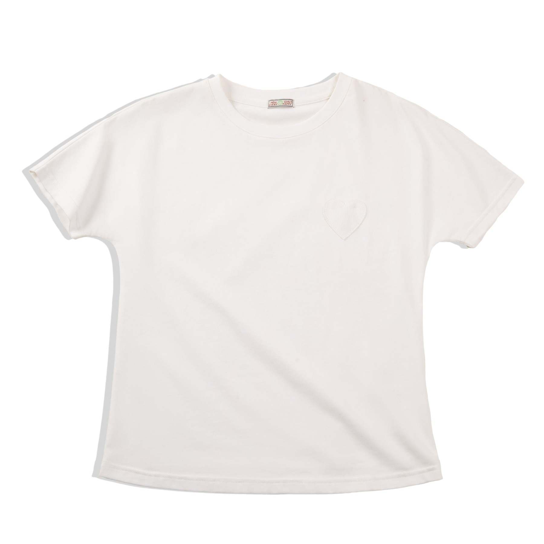 馬登女裝 休閒冰絲凉感T恤夏季基礎款正肩圓領短袖上衣白色打底衫