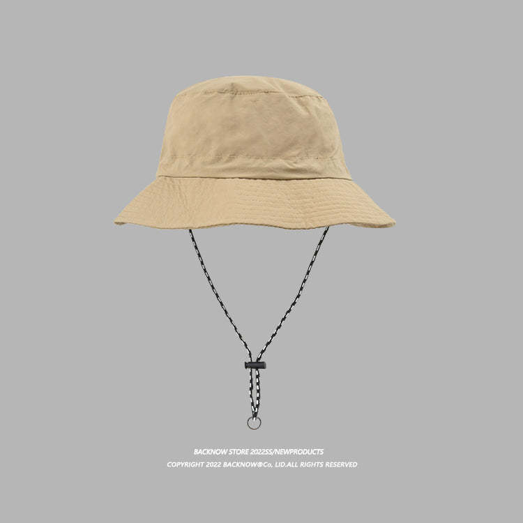 速幹漁夫帽女可收納戶外薄款夏季薄款遮陽帽盆帽登山帽