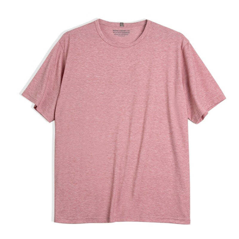 馬登女裝 美式休閒T恤純色落肩寬鬆基礎款短袖薄款透氣上衣