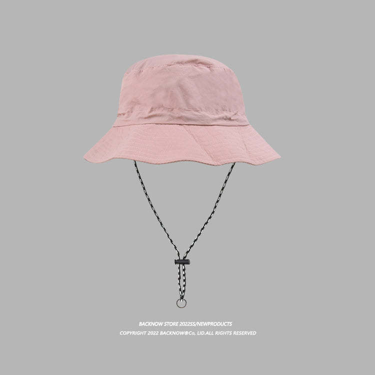 速幹漁夫帽女可收納戶外薄款夏季薄款遮陽帽盆帽登山帽