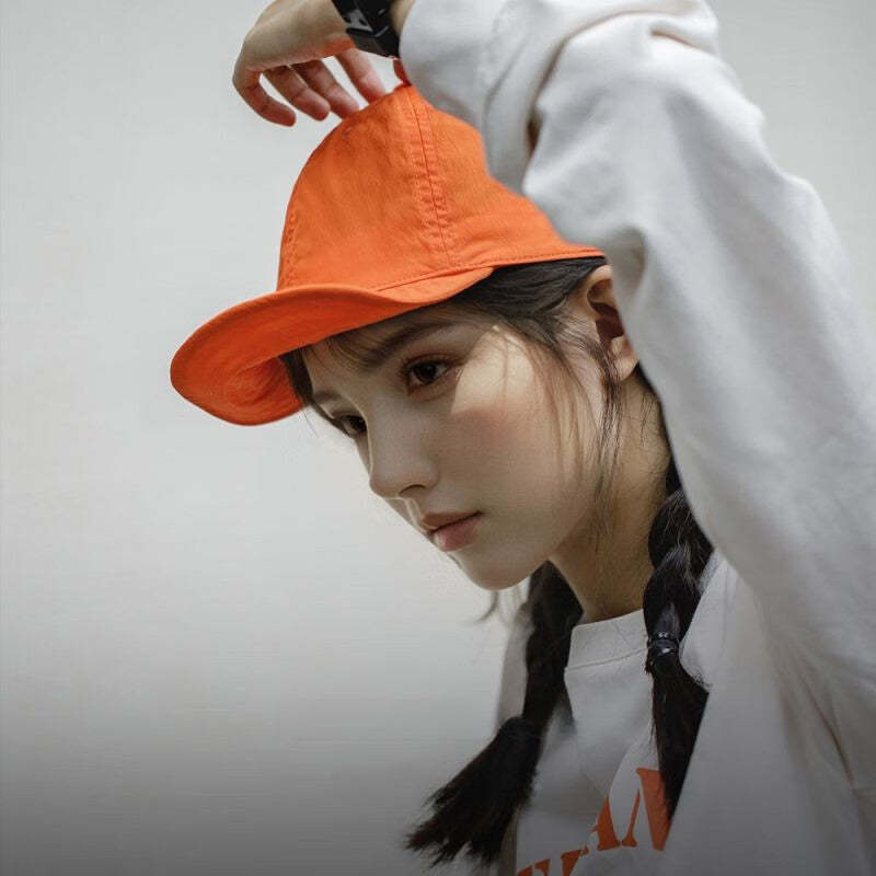 馬登女裝 山系戶外防曬棒球帽輕薄遮陽休閒寬簷帽平簷鴨舌帽