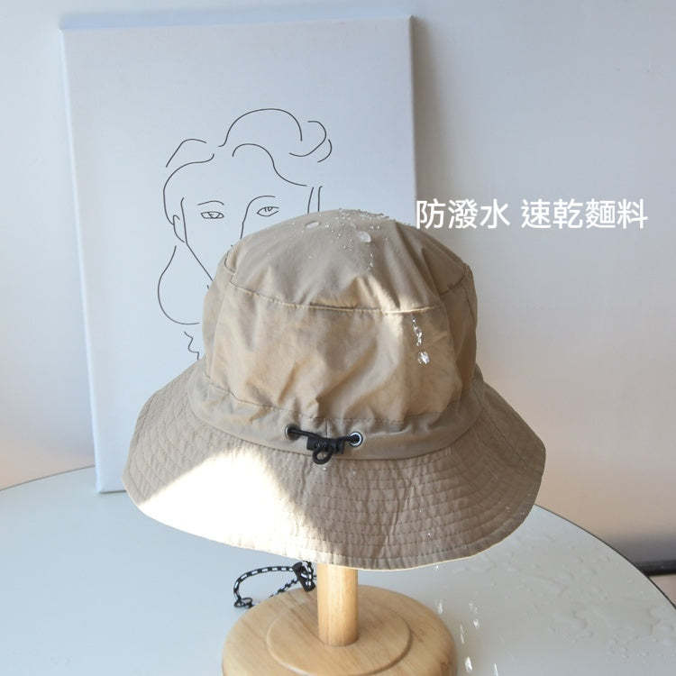 速幹漁夫帽女可收納戶外薄款夏季薄款遮陽帽盆帽登山帽