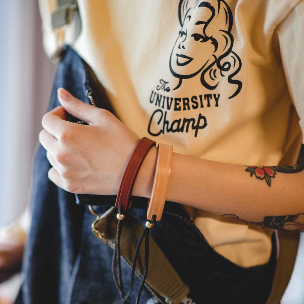 馬登女裝 美式植鞣皮一生之環阿美哢嘰情侶首飾配飾手環手鐲