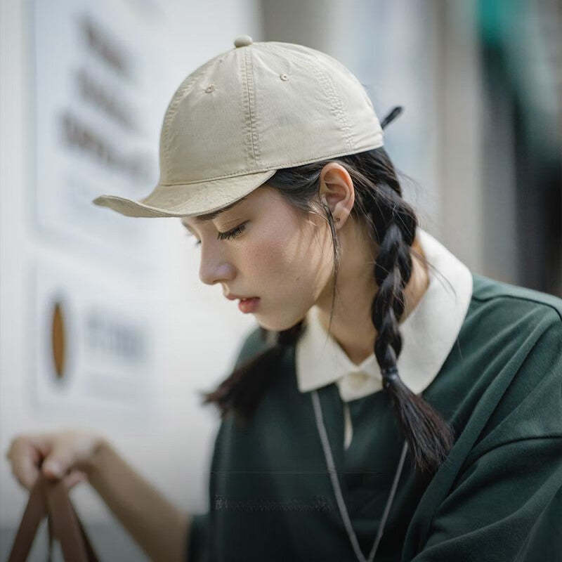 馬登女裝 山系戶外防曬棒球帽輕薄遮陽休閒寬簷帽平簷鴨舌帽
