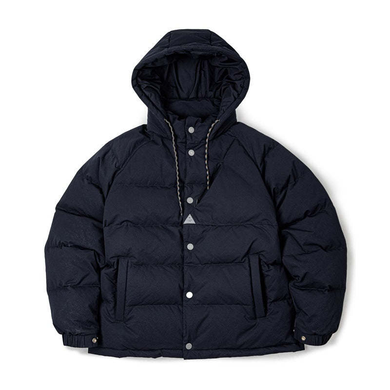 馬登女裝 90白鴨絨羽絨服連帽外套冬季加厚寬鬆麵包服女