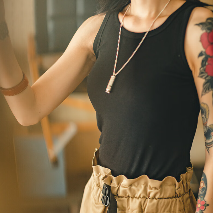 馬登女裝 基礎款針織背心夏季百搭小吊帶打底衫美背修身運動背心