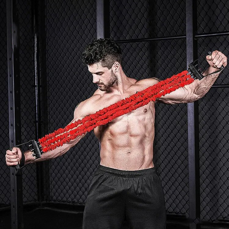 教練專用擴胸拉力帶   胸肌加速器訓練器