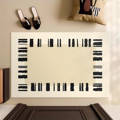 入口門皮革清潔奶油色地墊 門墊入口地毯式地墊