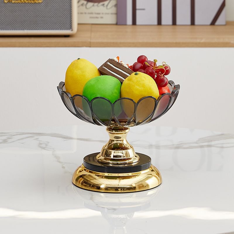 多層旋轉高檔水晶果盤這款精美的多層旋轉水晶水果盤可提升您的用餐體驗