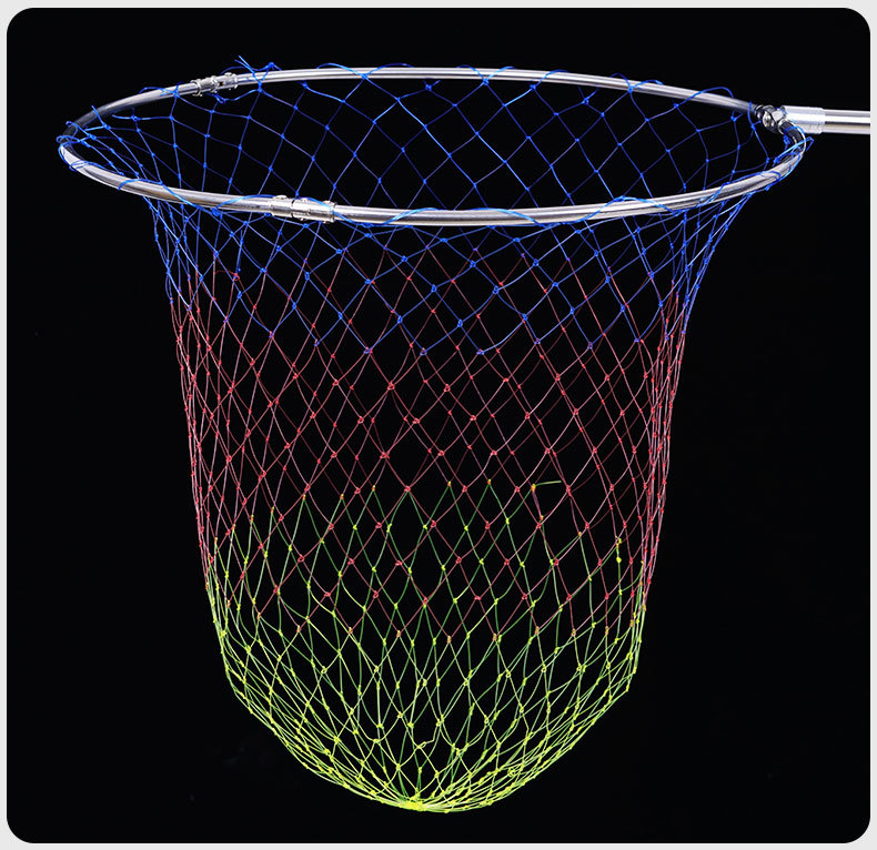 折疊彩線帶圈魚線不鏽鋼魚線三色編織魚線漁網