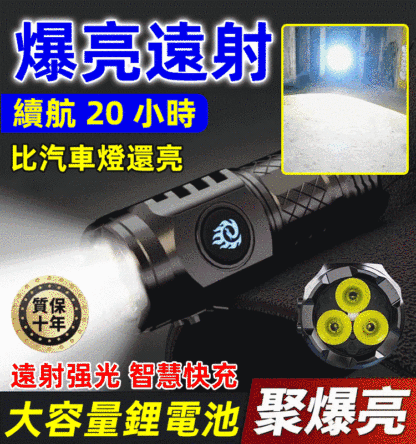 拇指迷你超強手電筒