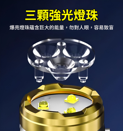 拇指迷你超強手電筒