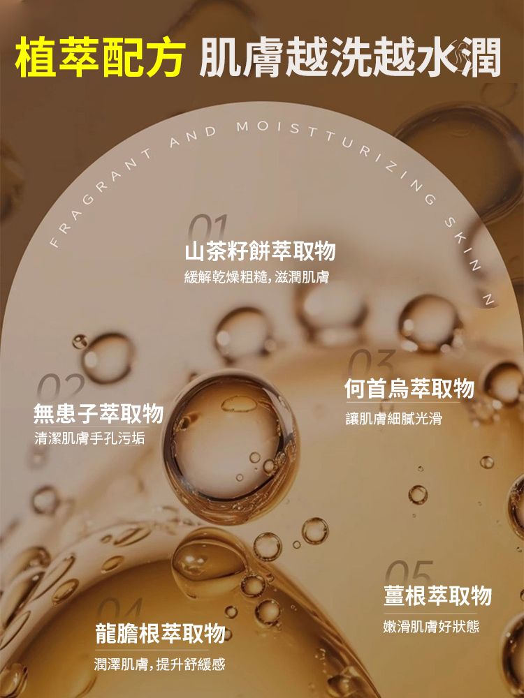 香氛潤膚美肌沐浴露