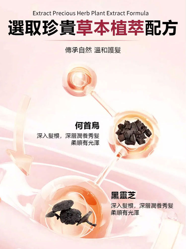 從根源轉黑人參何首烏洗髮水