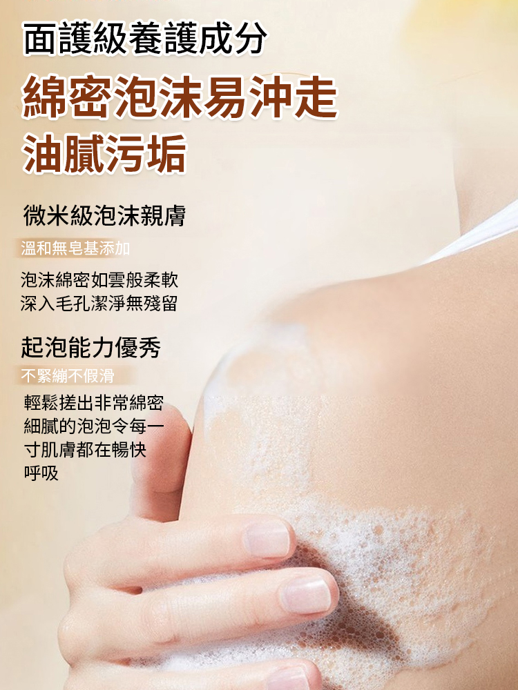 香氛潤膚美肌沐浴露