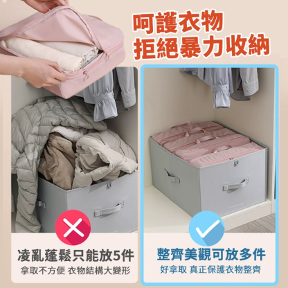 【一按真空】壓縮殺菌服飾收納