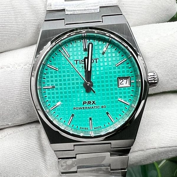 WTS] New Color - TISSOT PRX POWERMATIC 80 35MM T137.207.11.091.01 Light  Green BNIB | WatchCharts Marketplace