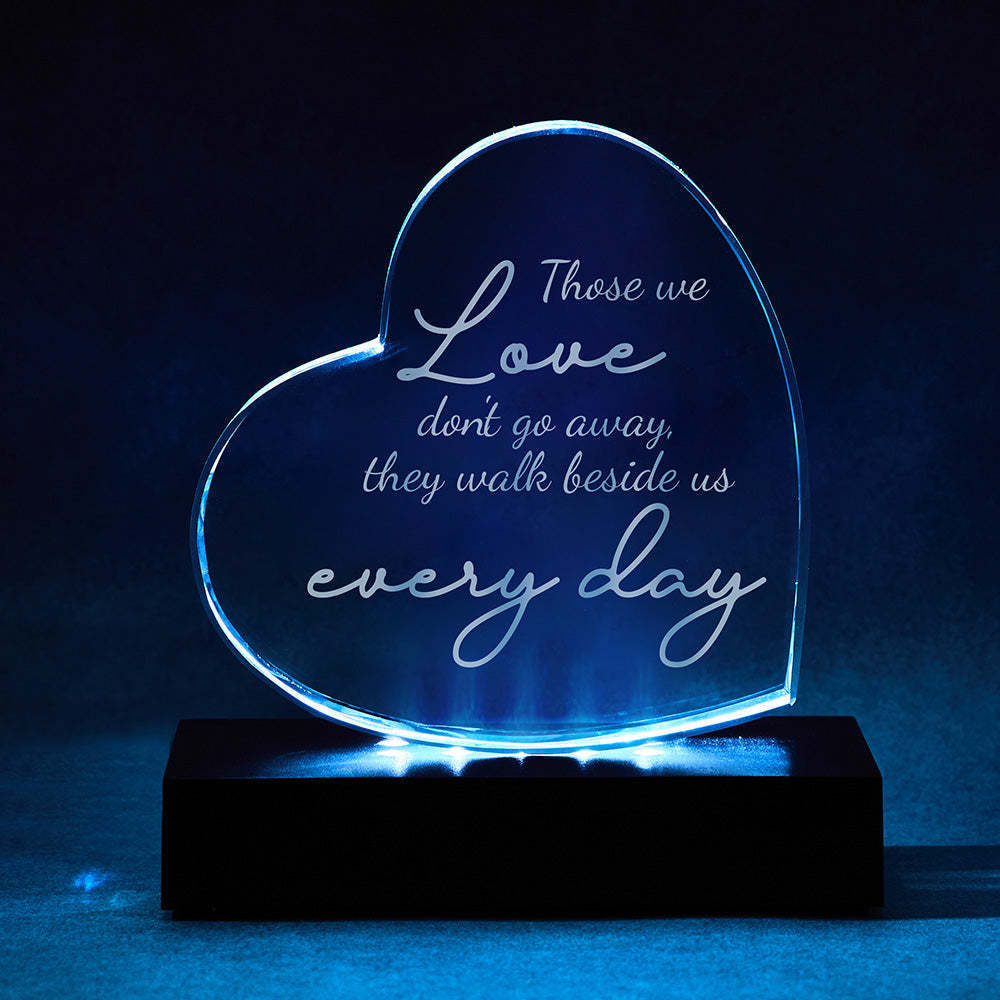 Engraved Crystal Photo Gift In Memorial Gifts For Mom