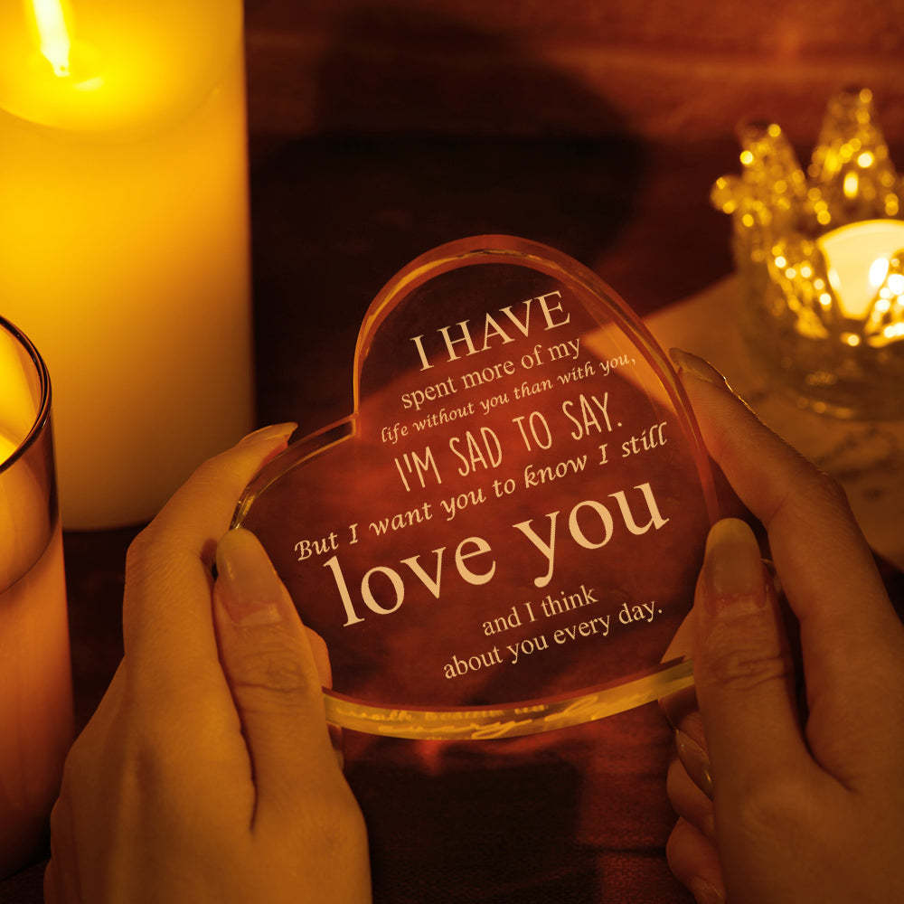 Engraved Crystal Photo Gift In Memorial Gifts For Mom