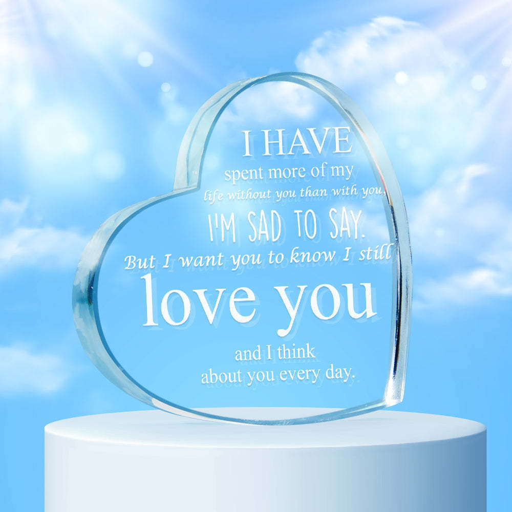 Engraved Crystal Photo Gift In Memorial Gifts For Mom
