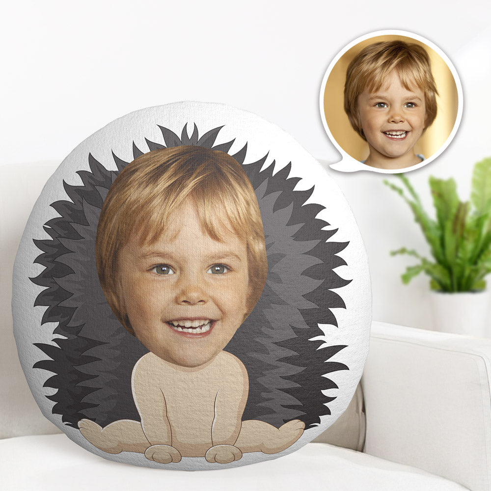 Personalisiertes Gesichtskissen Personalisiertes Fotokissen Igel Minime Kissen Geschenke Für Kinder - MiniMe Pillow