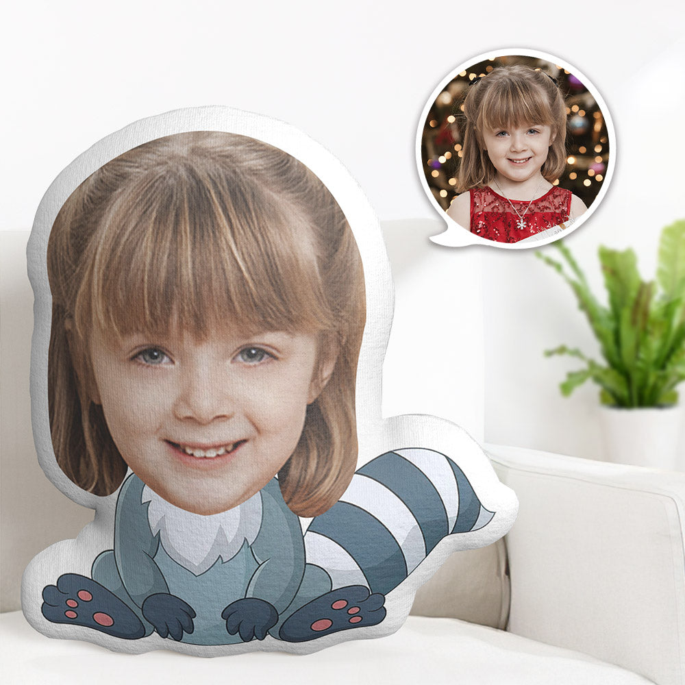 Personalisiertes Gesichtskissen Personalisiertes Fotokissen Chipmunks Minime Kissen Geschenke Für Kinder - MiniMe Pillow