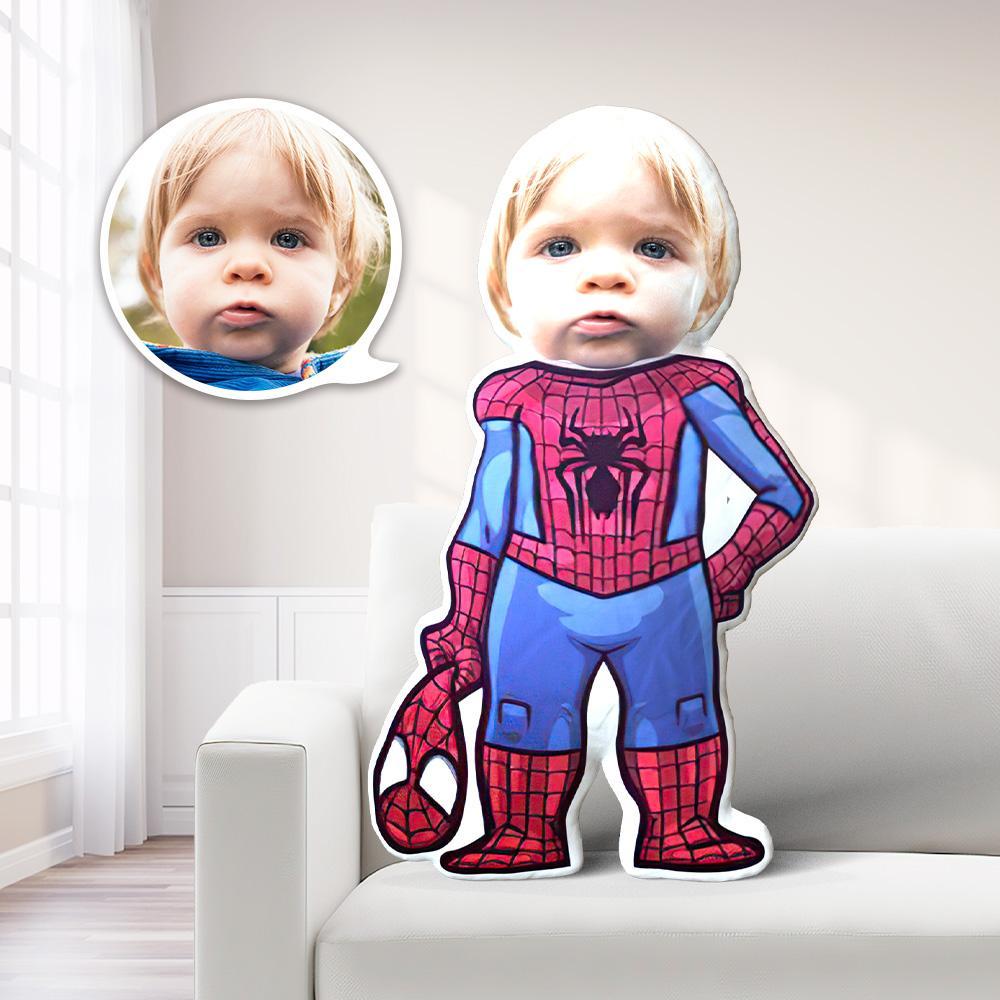 Mein Gesicht Kissen Benutzerdefinierte Kissen Gesicht Körper Kissen Personalisierte Foto Kissen Geschenk  neuer Spider Man Wurfkissen Mini Me Kissen Karikatur Mini Me Kissen Geschenk zum Valentinstag