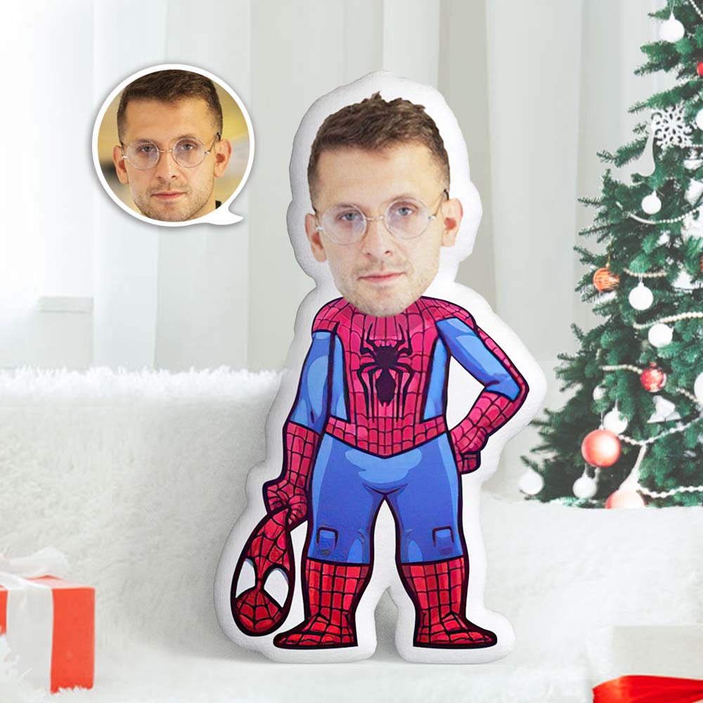 Weihnachtsgeschenke Mein Gesicht Kissen Benutzerdefinierte Kissen Gesicht Körper Kissen Personalisierte Foto Kissen Geschenk  neuer Spider Man Wurfkissen Mini Me Kissen Karikatur Mini Me Kissen