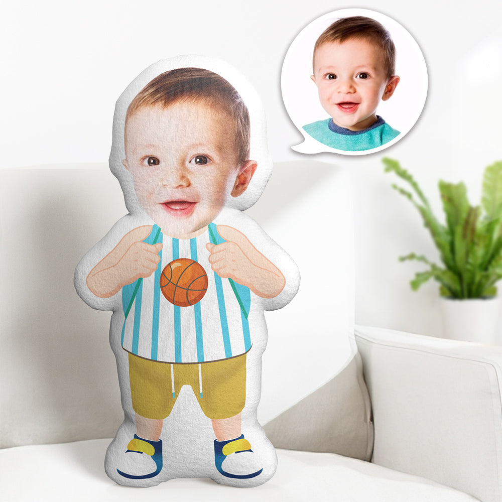 Gesichtskissen Basketballkissen Kundenspezifisches Gesichtskissen Personalisiertes Fotokissen Puppe Kundenspezifisches Minime-kissen - MiniMe Pillow
