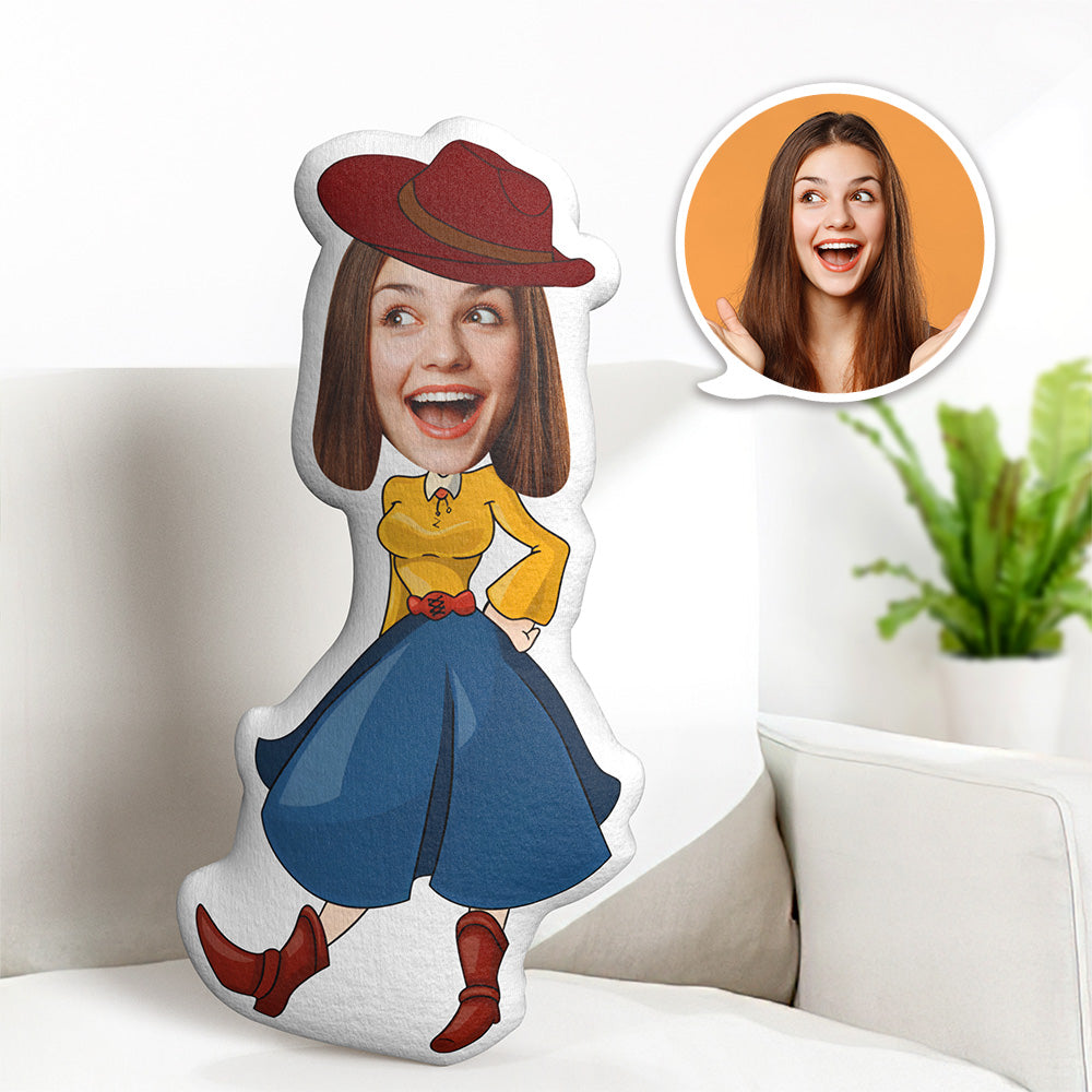 Körperkissen Mein Gesichtskissen Benutzerdefinierte Puppen Kuhmädchen Fotokissen Minime-kissen Benutzerdefiniertes Kissen Geschenk - dephotoblanket