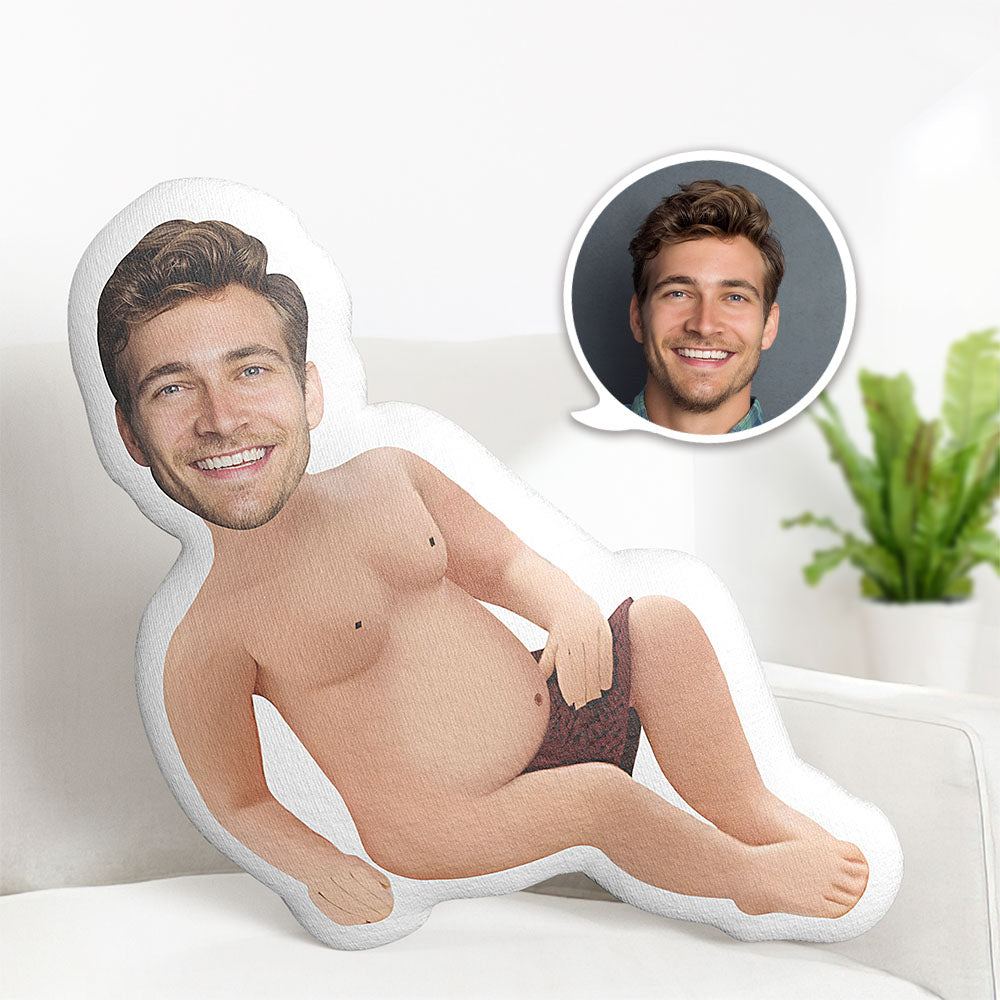 Mein Gesichtskissen, Individuelles Gesichtsfoto-kissen, Minime-kissen, Tummy Guy, Geschenke Für Sie - MiniMe Pillow