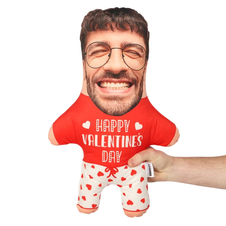 Benutzerdefiniertes Minime-wurfkissen „happy Valentines Day“, Individuelle Gesichtsgeschenke, Personalisiertes Foto-minime-kissen - MiniMe Pillow